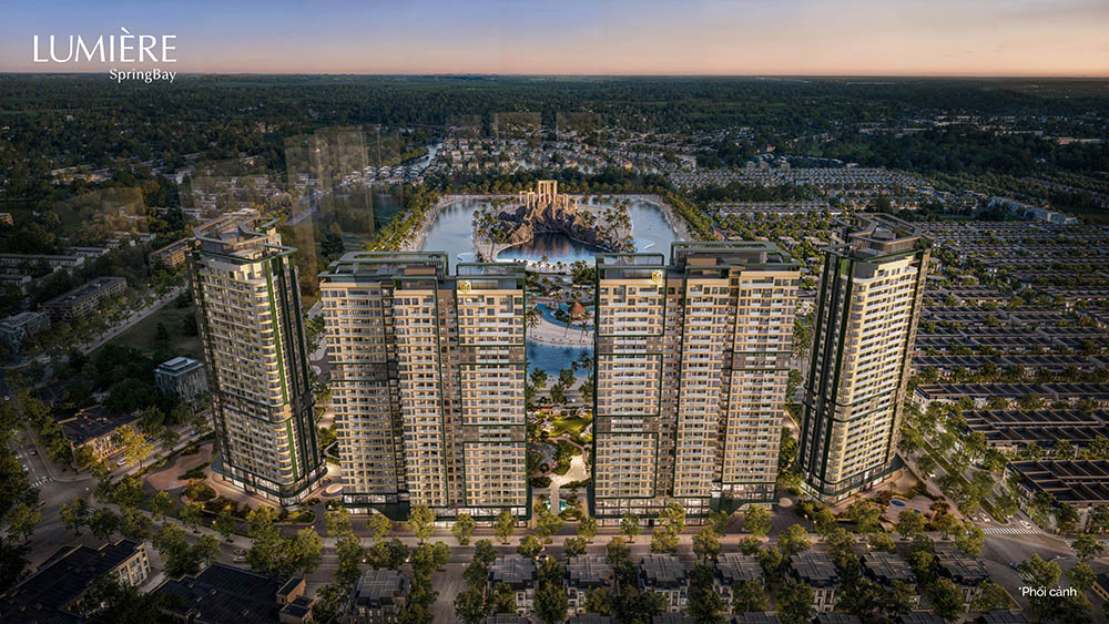 Phối cảnh tòa nhà